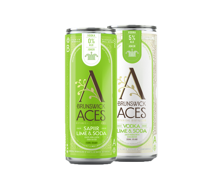 Brunswick Aces - Joker Vodka Lime Soda RTDs (5% ABV)