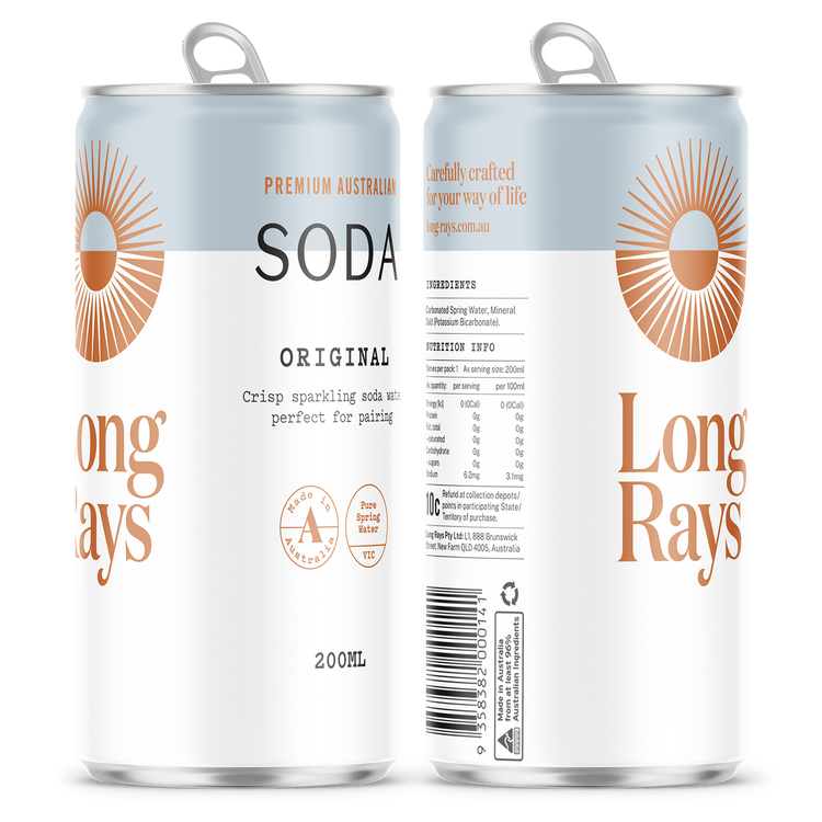 Long Rays Original Premium Australian Soda