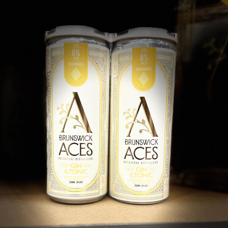 Brunswick Aces - Diamonds Gin & Tonic RTDs (8% ABV)