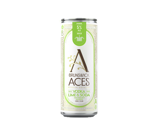 Brunswick Aces - Joker Vodka Lime Soda RTDs (5% ABV)