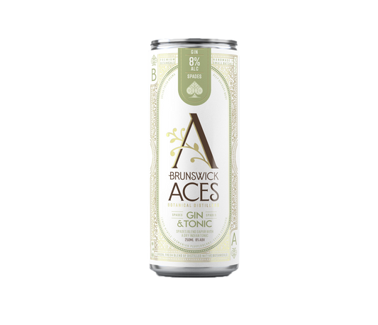 Brunswick Aces - Spades Gin & Tonic RTDs (8% ABV)