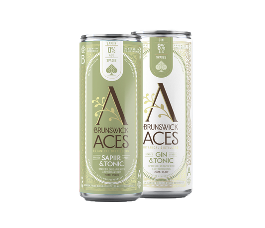 Brunswick Aces - Spades Gin & Tonic RTDs (8% ABV)