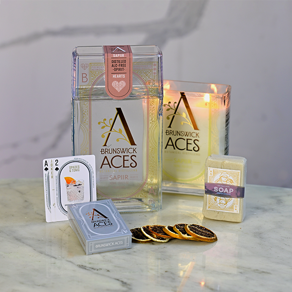 Brunswick Aces - Gift Pack (Bottle, Candle, Cards, Soap, Garnish)