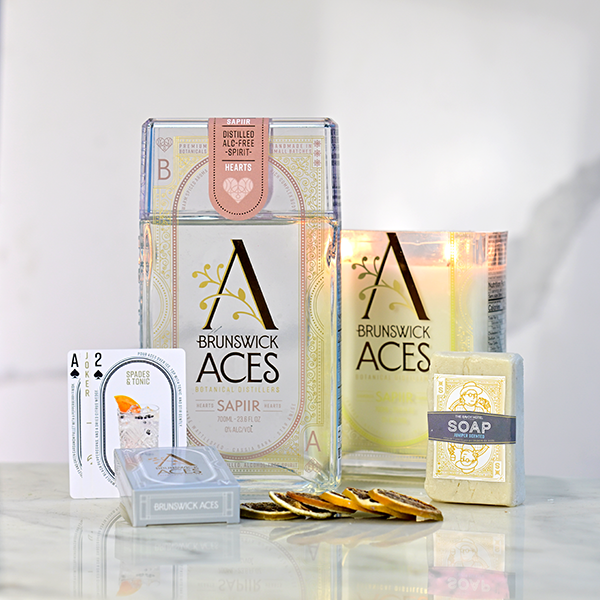 Brunswick Aces - Gift Pack (Bottle, Candle, Cards, Soap, Garnish)